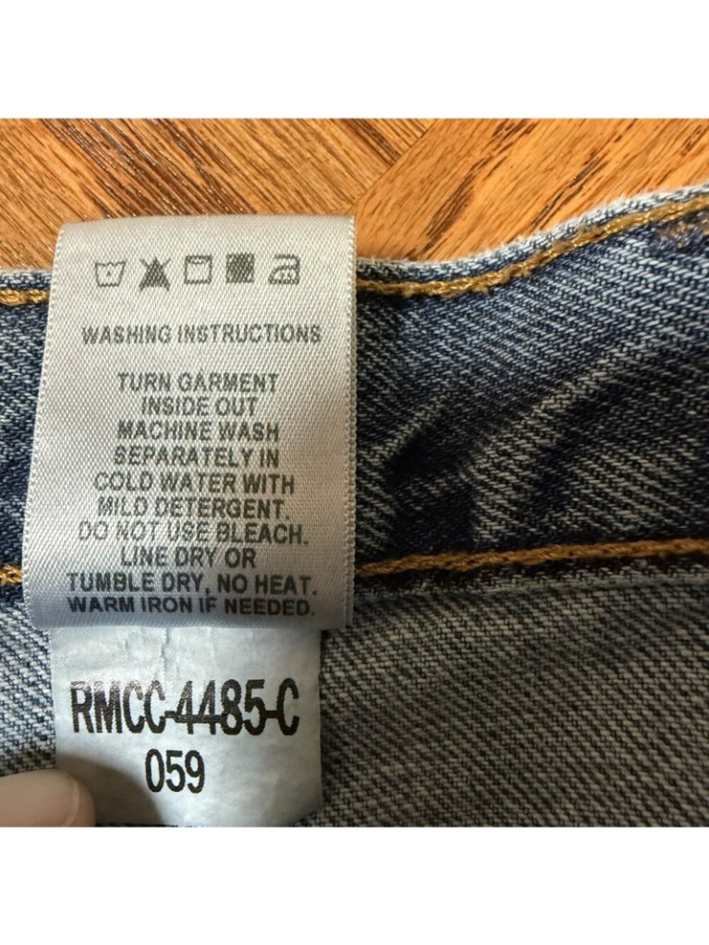 Cinch Jeans 33x32 Mens Blue Denim Green Label Rigid Medium Stone Tapered Western - Picture 4 of 7